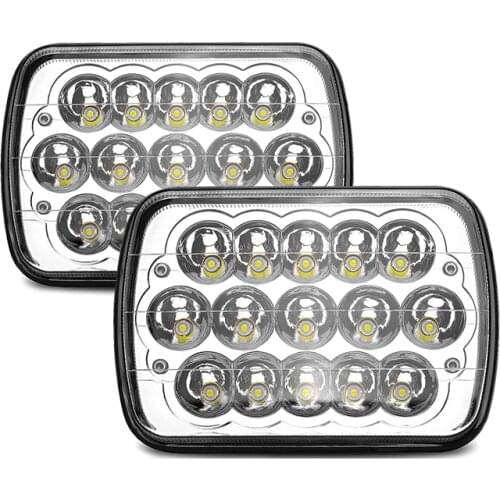 Auto Parts Best Price 5x7 Inch Square Headlight 45W 12V Led Off Road Car Light For 4x4 Truck And ATV