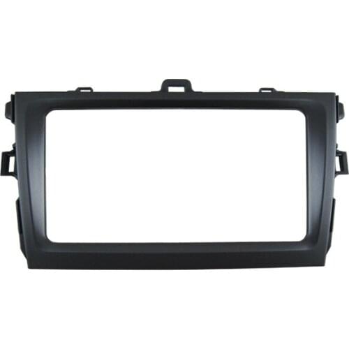 Car Facia for Toyota Corolla Altis 2007-2013 Dash Kit Radio DVD Stereo CD Panel Trim Fascia Face Plate Frame Bezel Console