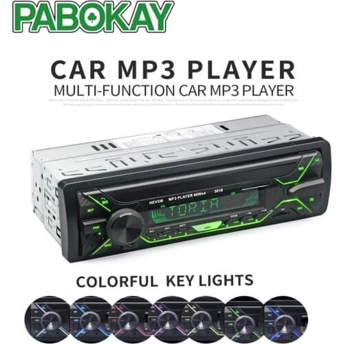 ForCar Radio 1din Autoradio Aux Input Receiver Bluetooth Stereo MP3 Multimedia Player Support FM/MP3/WMA/USB/SD Card