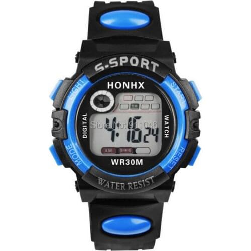 Digtal Watches Hot Promotion Children Boys Kids Silicone Wristwatches Student Watches Wholesale