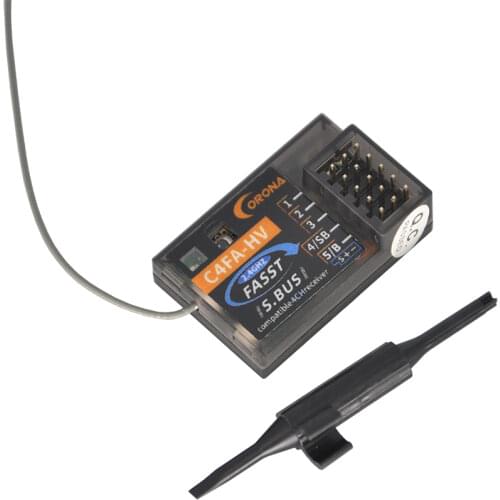 CORONA C4FA-HV 2.4GHz Receiver SBUS Compatible FUTABA FASST 3PK 4PKS TM7/8/10/14 8FG 10CG 12FG T14SG RC Car Receiver