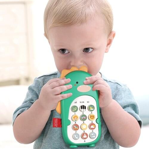 Baby Electronic Phone Toys Teether Music Early Childhood Educational Toys Multi-function Simulation Phone Toys DS19
