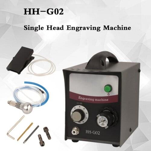 Jewelry Engraving Machine Single Head Pneumatic Engraving Machine Single Head Reel Bead Edge Machine