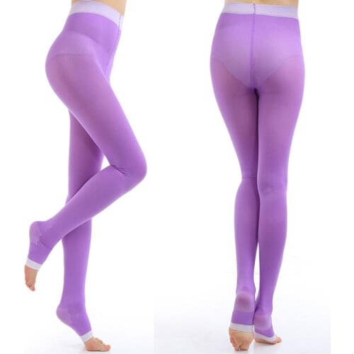 Medical Compression Pantyhose For Varicose Veins Stockings Compression Support Pantyhose Solid Thights