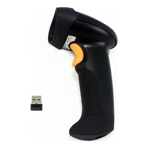 LS007 Newest wired laser barcode scanner with two connect way(USB+2.4G wireless)