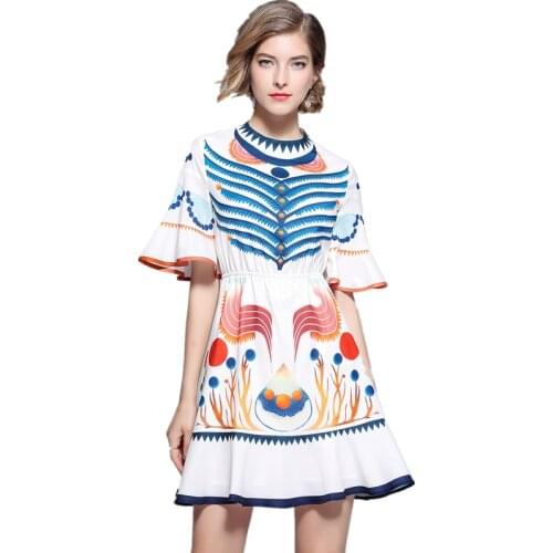 LUKAXSIKAX Flared Summer Dresses