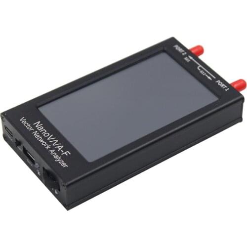 NanoVNA-F Vector Network Analyzer 50K-1.5GHz VNA Antenna Analyzer with 4.3" IPS Screen Metal Case
