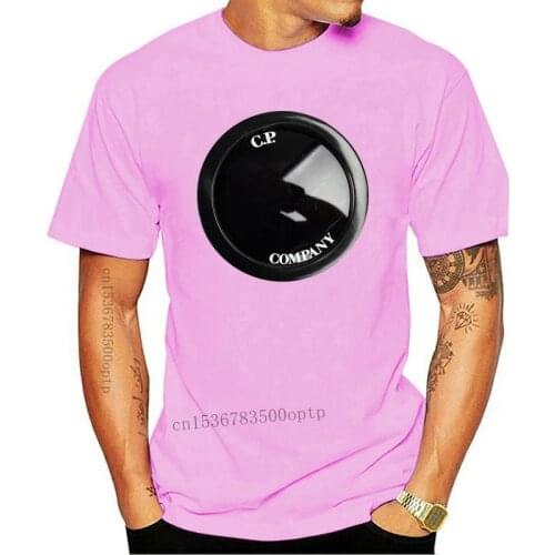New Mens Foshion Cotton Top CP Compony Logo T Shirt 2021 White S-3XL