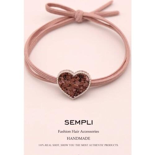 High Quality Popular Solid Elastic Hair Bands Love Headband Women Animal Rubber Band Lady Letters Hair Accessories Scrunchie