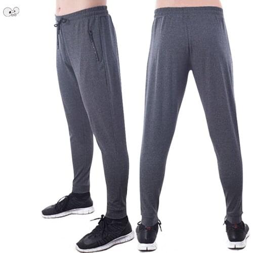 Zipper Pocket Athletic Football Soccer Training Sweatpants Autumn Men Sports Running Pants Elastic Legging Jogging Gym Trousers