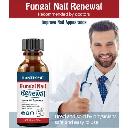 LANTHOME Fungal Nail Repair Serum Toe Nail Fungus Treatment Nails Gel Anti Paronychia Onychomycosis Nail Art TSLM2