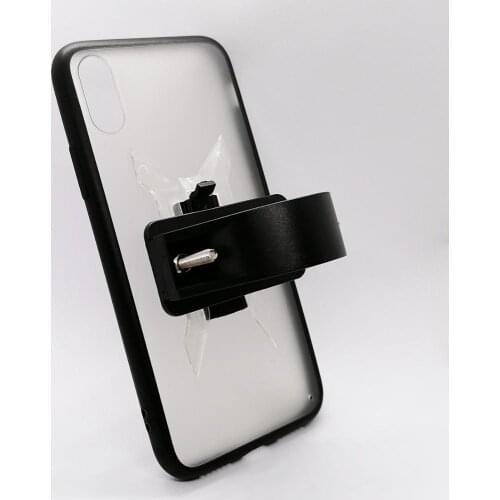 Bike Phone Mount Holder Bicycle Handlebar Cell Phone Holder Stand with Gripclip Case and Security Rubber Band for iPhone X/11/12