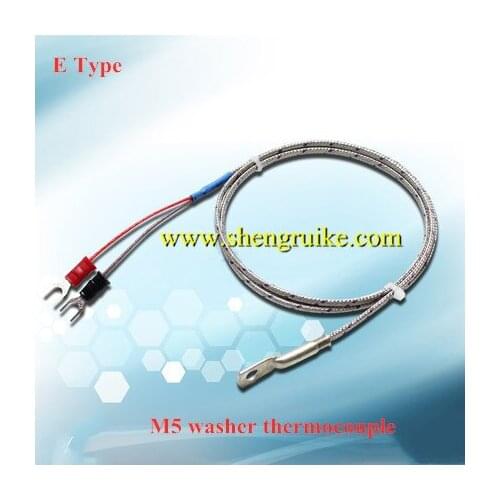 High quality M5 washer thermocouple temperature probe metal shielded wire