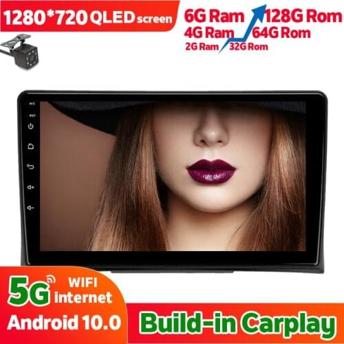 1024X600 Android 10 Car Video Player For VW Touareg Android Transporter T5 Multivan 2004-2011 Car Multimedia 6GB RAM 128GB ROM