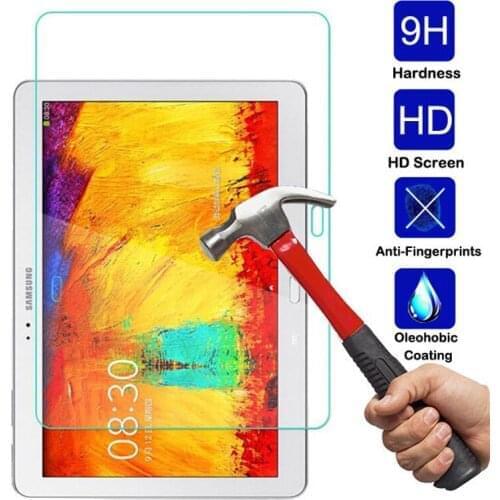 2PCS Tempered Glass 9H Protective Film LCD Screen Protector for Samsung Galaxy Note 10.1 2014 Edition SM-P600 P600 P601 tablet