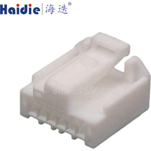 Free shipping 5sets 6pin plastic housing plug auto wiring harness unsealed cable connector