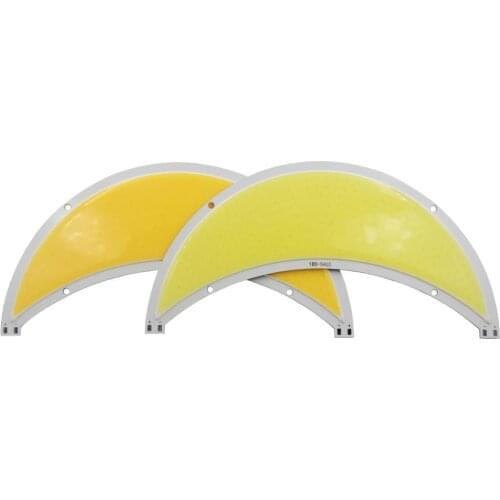 5PCS Moon shape High Power chip on board 12V DC outdoor 100W 180mm White Warm White LED cob FLIP Chip for 12V light