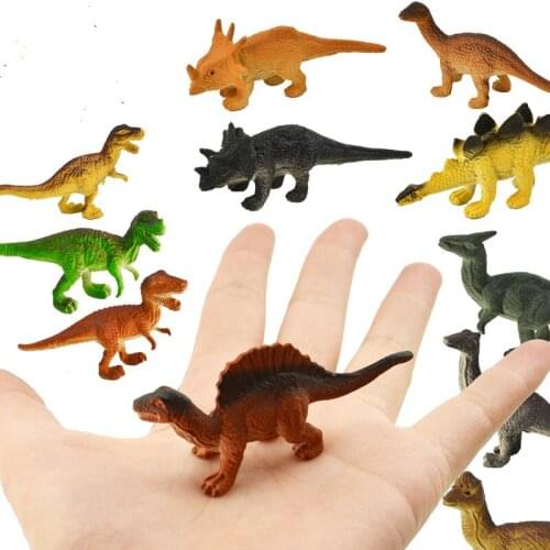 Decoration Crafts Miniatures PVC Simulation Plastic Dinosaur Model Childrens Educational Toy 12PCS/LOT