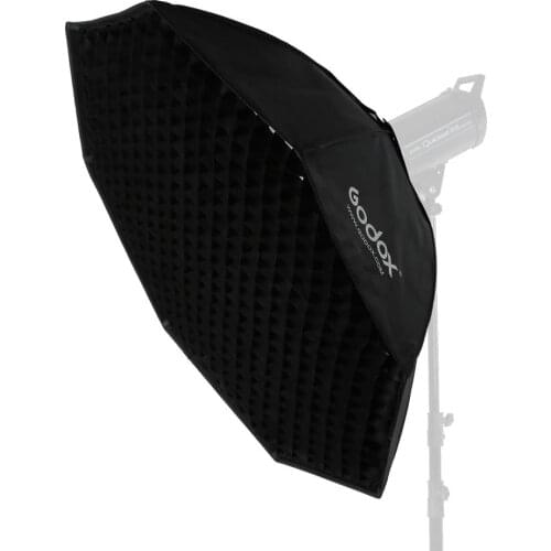 Godox Grid Softbox Strip Softbox Strip Box 120cm 47" Octagon Honeycomb Grid Strip Softbox Strip Box with Bowens Mount (FW120)