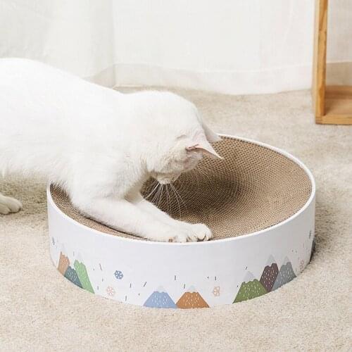 Cat Scratching Board Pet Toys Kittens Scratch Pad Cat Claw Grinder Corrugated Paper Cat Scratcher Pet Lounge Sofa Pet Supplies
