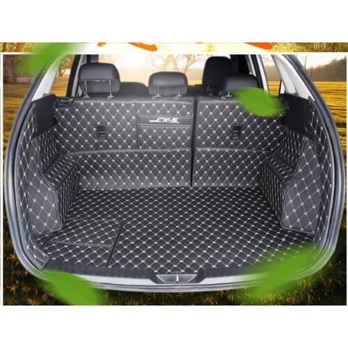 Car trunk mat for Mazda CX5 CX-5 2017 2018 2019 Cargo Liner Interior Accessories Carpet car styling Foot Trunk mat