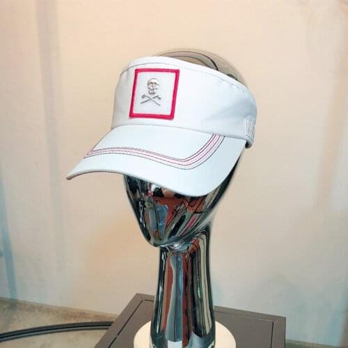 Golf sun visor mens and womens sports caps couple caps adjustable