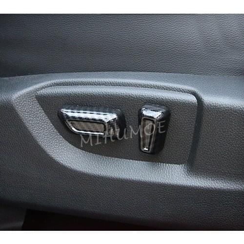 Carbon Fiber Power Seat Adjust Switch Cover For Mitsubishi Eclipse Cross 2018-2022 Adjustment Button Cap