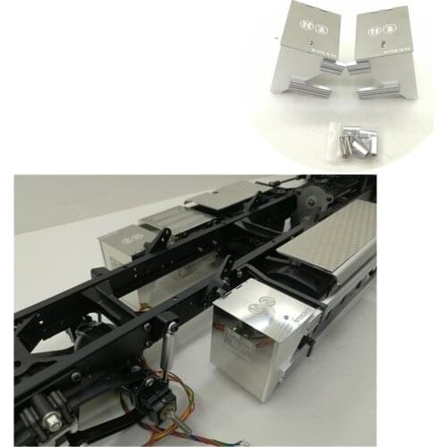 RC TRUCK METAL EQUIPMENT BOX TOOLBOX MODEL FIT FOR 1/14 SCALE RC TOYS TRACTOR TRAILER TAMIYA VOLVO FH16 56360 TRUCK UPGRADE PART