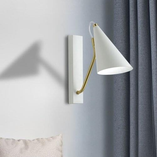 Nordic bedroom bedside wall lamp study room living room background wall decorative lights