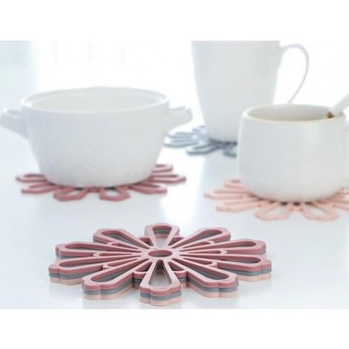 Non-slip Heat Insulation Coffee Tea Cup Coaster Pot Mat Dinning Table Decoration