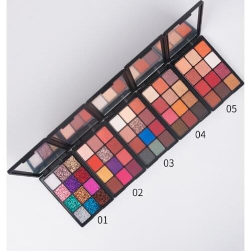 12 Colors Glitter Eyeshadow Makeup Pallete Matte Eye shadow Palette Shimmer and Matte Eyeshadow Powder Pigment Cosmetics тени