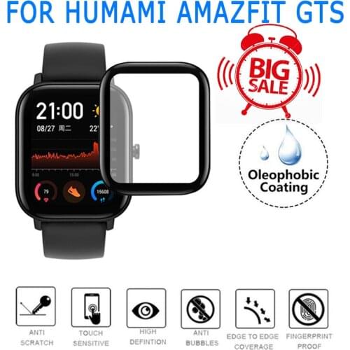 Film For Amazfit GTS Xiaomi Amazfit GTS 2 Mini Screen Protector Fiberglass Ultra-thin Protective Full Cover TPU For Accessories