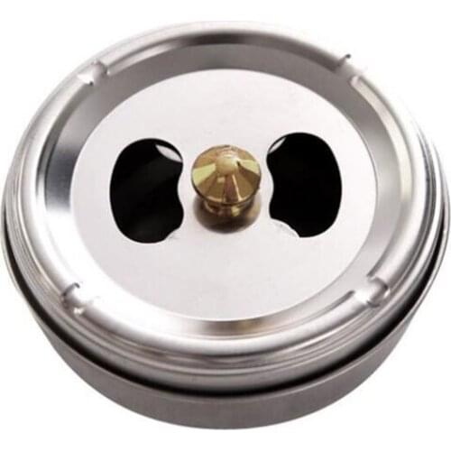 Rotatable Cigarette Cigar Smoking Holder Container for Living Room Household Stainless Steel Ashtray Spiral Open Style Ash Tray