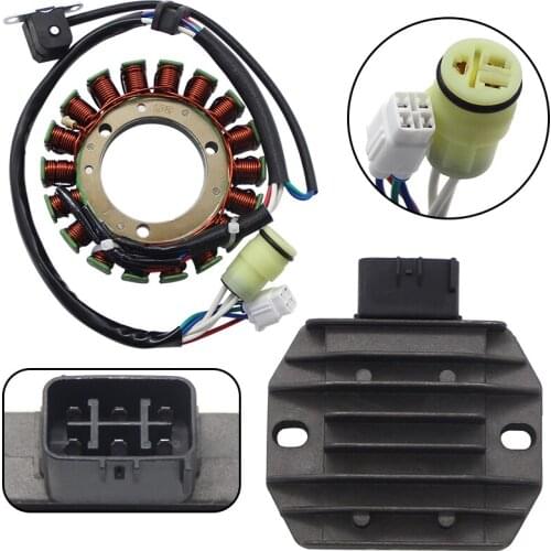 Motorcycle Voltage Regulator Rectifier+Ignition Magneto Stator Coil For Yamaha YFM350R YFM350RSE 350 5NF-81410-00 5GT-81960-00