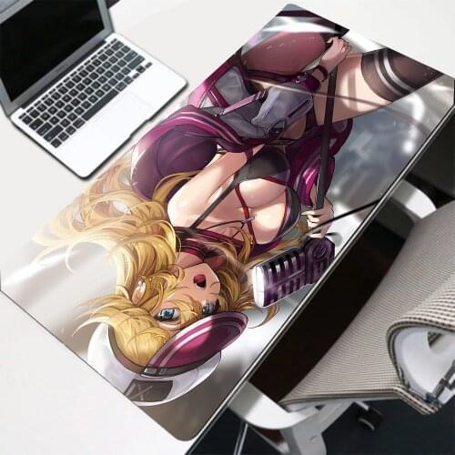 Sexy Girl Anime Mouse Pad Gamer Accessories Rgb Backlit Led Table Mat Xxl Rubber Non-slip and Waterproof MousePad One Piece