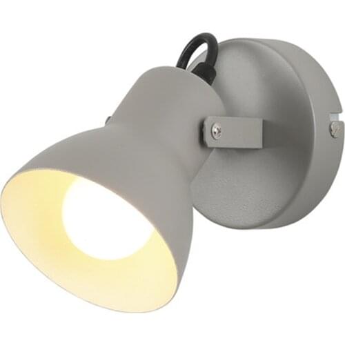 Gray\White\Blue\Black Simple Style Led Wall Light Creative Nordic Living Room Background Wall Lamp Living Room Light