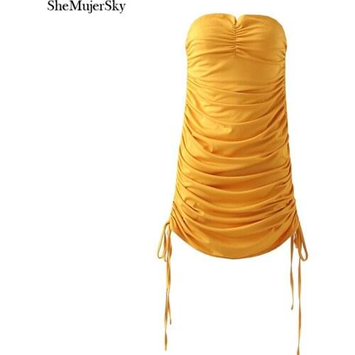 SHEMUJERSKY Off-the-shoulder Summer Dresses