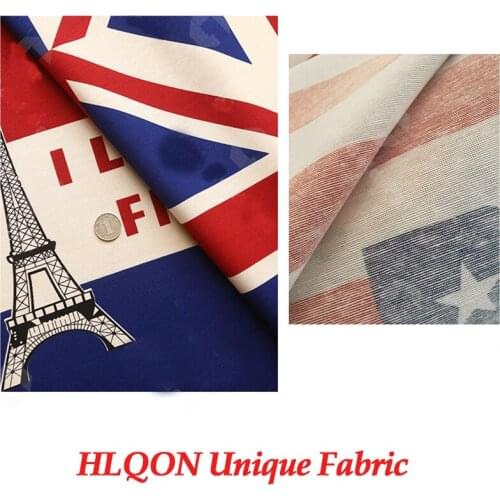 100% cotton sateen stretch Eiffel Tower pattern fabric for sewing women clothing upholstery tissue wedding dress