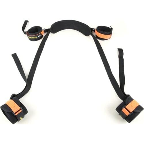 Toughage Sexual Intercourse Positions Bed Restraints Handcuffs Open Legs Sex Belt Bondage Set,Adult Games Sex Products Set