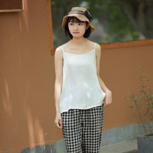 Women Cupro Summer Short Spaghetti Strap Tops Camis Ladies Solid Color Soft Camis Female 2019 Thin Tops