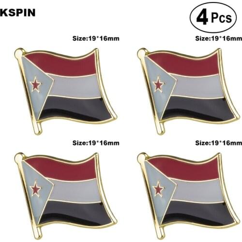 Brooches Lapel Pin Flag badge Brooch Pins Badges 4pcs