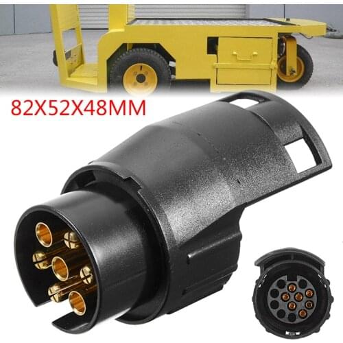 1pc DC12V Car Electrics Adaptor 7 to 13-pin Conversion Head Trailer Tractor Plug Socket For Auto Side Turn Signal Light