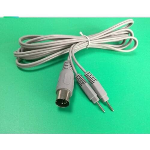 10pcs 5cores Tens EMS Electric Wires Electrodes Connector Cables for Micro Current Electrode Stimulation Machine 2M with 2 Pin