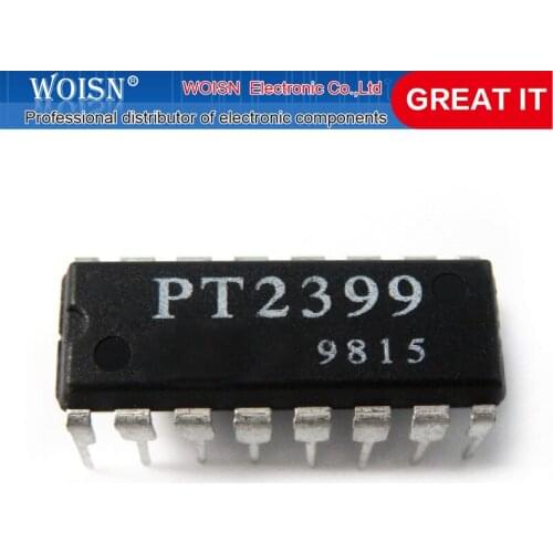 10PCS PT2399 CD2399GP audio digital reverb circuit Manifold IC DIP new original In Stock