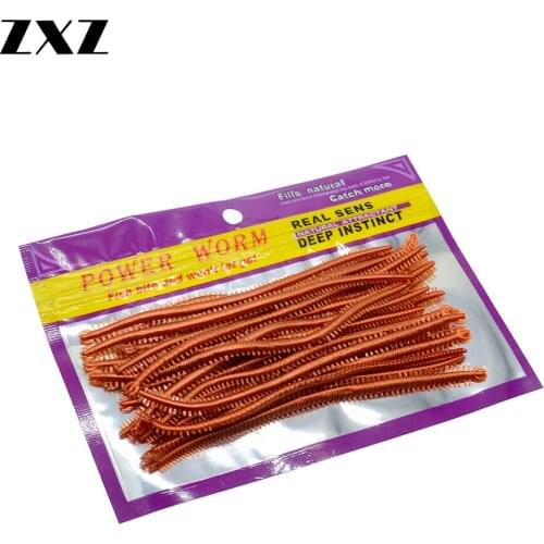 20pcs/bag Artificial Sea Worms Soft Bait 13cm Earthworm Fishing Lures Lifelike Fishy Smell Lures Slatwater Sandworm Crankbait T4