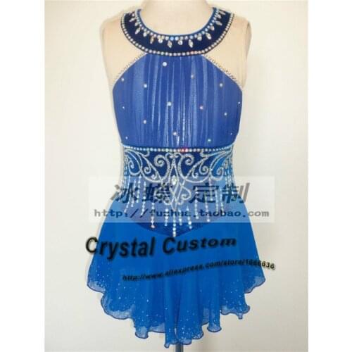 2016 Children Figure Skating Dress Fashion New Brand Vogue Figure Skating Competition Dress For Women DR3087