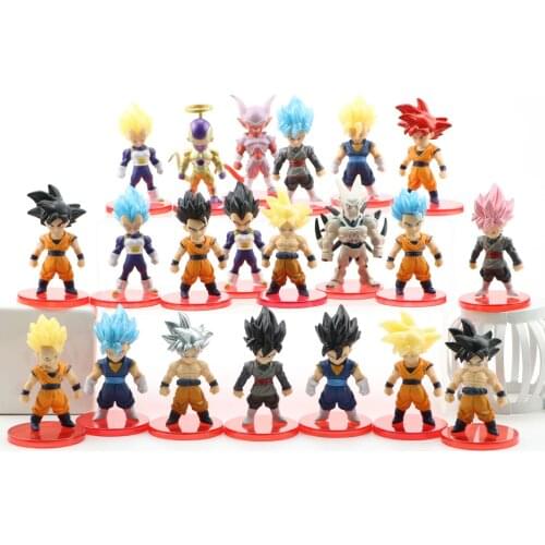 21 Dragon Ball Dragon Ball WCF Doll Cake Decoration Trunks Saiyan Son Goku Figure Scenery