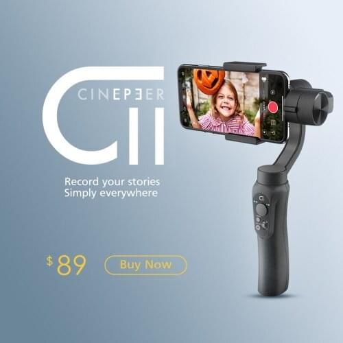 CINEPEER C11 3-Axis Handheld Gimbal Stabilizer For Beginner
