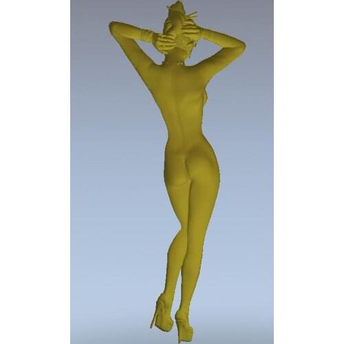 3d model relief for cnc machine in STL file format Naked deva--5