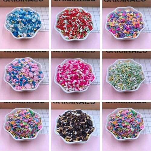 20g Hot Selling Colorful Clay Sprinkles, Mix Design Sprinkles for Crafts Making, Phone Deco, DIY